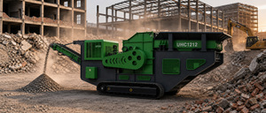 Concasseur <span class=keywords><strong>à</strong></span> marteaux mobile sur chenilles 100 TPH avec contrôle PLC et engrenages et roulements robustes pour le concassage du calcaire et du béton - Product Image 5
