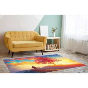 Tapis imprimé tendance - Design moderne pour la maison et le bureau, tapis fin non tissé - Product Image 4