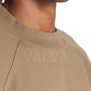 Men's New Fashion Thick Pullover Sweat <b>Shirts</b> Custom Logo Printed <b>Fleece</b> Winter 6XL Size O-Neck Solid Pattern Cotton Plain Dyed" - Product Image 5