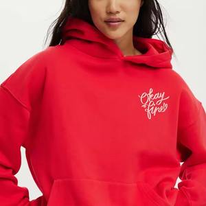 <b>Top</b> quality Custom logo OEM Women Letter Print Casual Hoodie Sweatshirt Plus Size for Women's Heavyweight Hoodies Manufacturer - Product Image 3