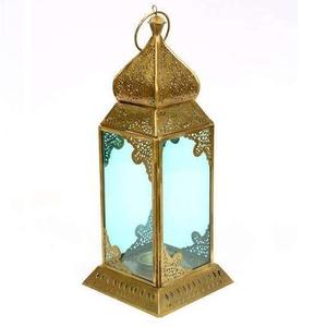 Linterna de Metal para el hogar, accesorios de decoración de Hotel, soporte colgante de linterna de Metal para precio al por mayor, linterna de latón antiguo - Product Image 1