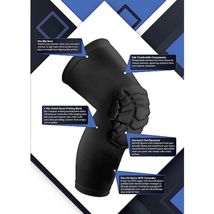 Rodilleras y Calentadores de Piernas Personalizados al por Mayor, Rodilleras de Compresión y Soporte para Gimnasio, Fitness y Deportes - Product Image 3