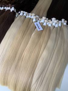Extensions de cheveux en vrac, prix de gros, fortes et sans enchevêtrement, 100 grammes, couleurs foncées, 20 pouces - Product Image 5