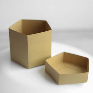 Pour <span class=keywords><strong>Cricut</strong></span> Laser Cut SVG Modèles pour Coffrets Cadeaux Carton Ondulé Octogonal Explosion Carré Sac Popcorn Pentagonal Favor Boîtes - Product Image 5