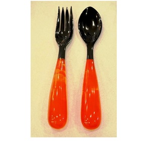 Nouveaux ustensiles à salade en résine de couleur personnalisée, 11 pouces, écologiques, lavables au lave-vaisselle, ustensiles à salade pour la maison et la cuisine, fabriqués en Inde - Product Image 3