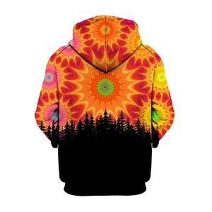 Venta al por mayor sublimación pulóver Logotipo de impresión de gran tamaño con capucha personalizado Puff sudadera personalizada hombres sudaderas con capucha - Product Image 2