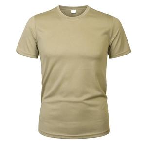 T-shirt en coton 100% pour homme, tricoté, 220 GSM, épaules tombantes, respirant, couleur unie, manches courtes, vente en gros, fabricant OEM - Product Image 5