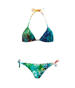 Maillot de bain bikini sexy pour femme avec contrôle du ventre et design taille haute, en Spandex/Nylon, séchage rapide et respirant - Product Image 5