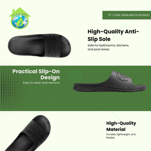 Grosir thoải mái trượt trên nhà Dép Unisex chống trượt thiết kế thích hợp cho trong nhà và ngoài trời sử dụng hàng ngày tại một giá cả phải chăng - Product Image 5