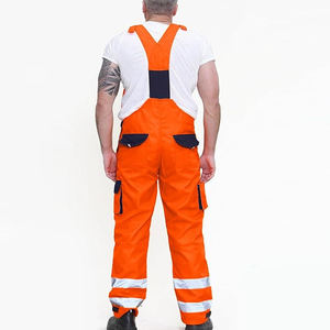 Ropa de trabajo resistente, babero, pantalón, babero de seguridad general y monos, uniforme de trabajo industrial para hombres, fábrica OEM - Product Image 2