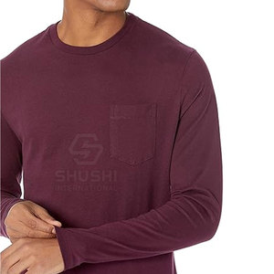 T-shirts à manches longues amples et décontractés personnalisés, légers, de haute qualité, en coton et élasthanne, respirants, écologiques, à séchage rapide - Product Image 6