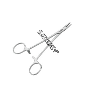 Portaagujas Baumgartner, instrumentos quirúrgicos de acero inoxidable de 12,5 cm, instrumentos de acero inoxidable fabricados con AISI 420 - Product Image 6