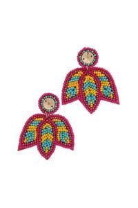 Colorful Seed Bead <b>Fish</b> Earrings Trendy Hand Embroidery Design Fashion Beaded Embroidery Drop Earrings Valentine's Day Christmas - Product Image 5