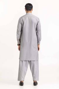 Fabricación profesional Transpirable Hombres Shalwar Kameez Plain Dyed para ocasiones de fiesta Precios al por mayor - Product Image 3