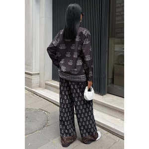 ชุดผ้าลินินลายชนเผ่าสองชิ้น 10120 ซัลวาร์ คามีซ - Product Image 6