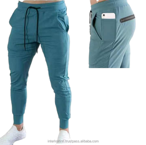 Pantalones Deportivos Personalizados para Hombre, de Lona de Algodón, con Bloques de Color, Pierna Recta, Casuales, para Gimnasio, Joggers, OEM, Venta al Por Mayor - Product Image 3