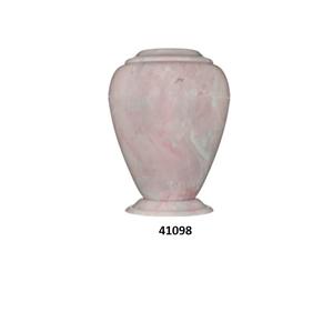 Venta caliente hermosos jarrones georgianos azules urna para adultos de cremación de mármol cultivado para cenizas humanas con bolsa de terciopelo gratis - Product Image 2