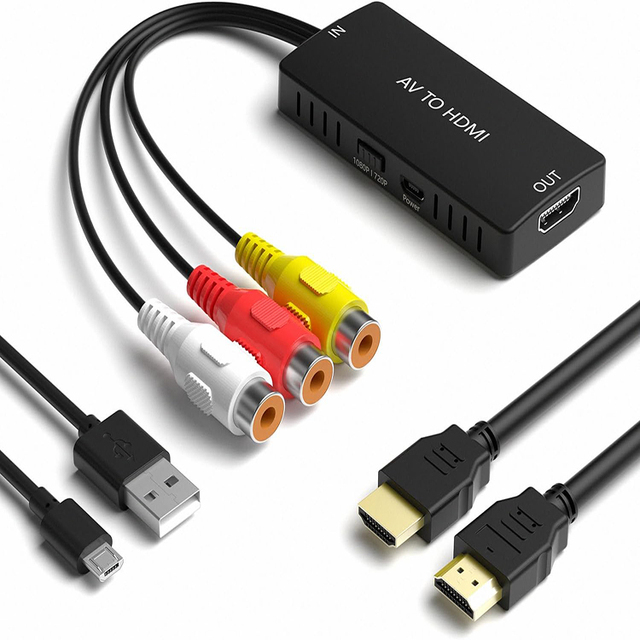AV to HDMI Converter Cable for Radio & TV Accessories