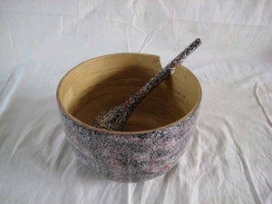 Bol en bambou personnalisé fabriqué à partir de fibres végétales pressées, conçu pour les services de restauration, la vente au détail, l'approvisionnement, usine au Vietnam - Product Image 2