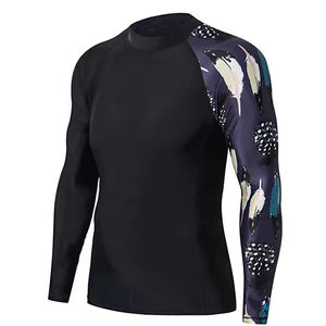 Vente en gros 2026 – Prix d'usine – Rashguards internationaux légers et extensibles pour hommes avec logo imprimé numériquement – Prix raisonnable - Product Image 1