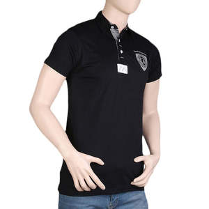 Camiseta Polo Elegante para Hombre - Negra - Product Image 1