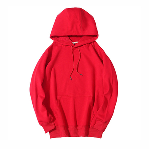 Sweats à capuche unisexes 320gsm 100% coton sérigraphiés personnalisés Streetwear logo de broderie vente en gros pour l'hiver techniques de teinture unie - Product Image 2