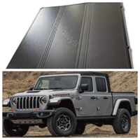 Couverture roulante de haute qualité Longwll Tri-Fold Tonneau en alliage d'aluminium étanche personnalisable avec serrure à clé pour Jeep Gladiator