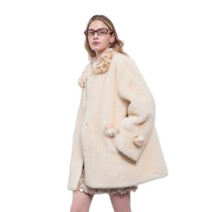 Sudadera con Capucha de Forro Polar para Invierno, Unisex, 240g/260g, con Cierre y Cuello de Piel Sintética, Color Personalizado para Mujer, Fabricación a Medida - Product Image 3