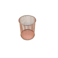 Porte-couverts unique en métal de forme ronde et porte-couverts en fer forgé de taille personnalisée avec cuivre antique pour prix de gros
