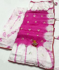 Saree de mariage à bas prix avec détail de dentelle florale - Product Image 3