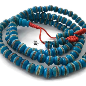 Artisan Bone tasbih Mala ลูกปัดอิสลามสำหรับการนมัสการสมาธิใช้ประจำวันของขวัญคุณภาพระดับพรีเมี่ยม tradebyd - Product Image 1