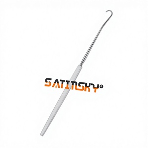 Micro <b>Instruments</b> Handles SAMII 20 CM Manual Dental Premium Quality Scissors CE Certified Satinsky SSE-111313630 Class III - Product Image 3