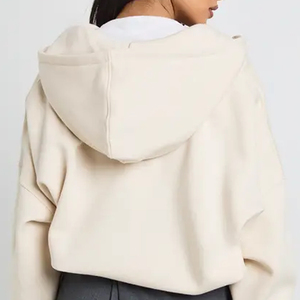 Sweat-shirt pour femme décontracté à prix d'usine, coupe confortable, service OEM, prix bas, design avec logo personnalisé, manches longues - Product Image 6