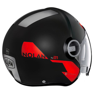 หมวกกันน็อคแบบเปิดหน้า CASCO Jet Nolan N21 รุ่นโมเดิร์น พร้อมแผ่นบังแดดสองชั้นและระบบปิดแบบปลดเร็ว วัสดุ PC สภาพใหม่ - Product Image 2