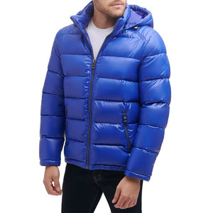 Chaquetas acolchadas gruesas con cierre de cremallera frontal de diseño personalizado chaquetas burbuja con capucha informales de invierno para hombre recién llegadas - Product Image 4
