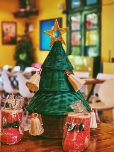 ORNAMENTO DE RATÁN HECHO A MANO PARA DECORACIÓN DE NAVIDAD PEQUEÑOS ARTÍCULOS DECORATIVOS DECORACIÓN DEL HOGAR PEQUEÑO PRECIO BARATO VENTA BAJA-CARYLN - Product Image 4