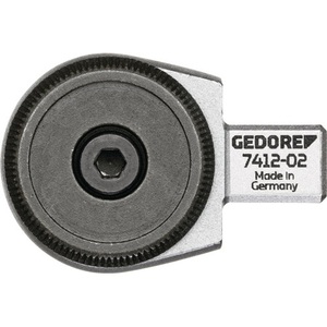 GEDORE 7412-02 Reversible <b>Ratchet</b> Insert 1/2\"-9 X 12 mm Chrome Vanadium Steel Shop Tool - Product Image 1