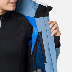 Chaqueta Cortavientos Acolchada de Poliéster para Mujer, Talla Grande, Invierno, Multicolor, Cortavientos, Transpirable, Estilo Motero, Moda Urbana - Product Image 3