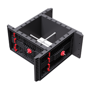 Sistema de Encofrado Modular Reutilizable para Pilares de Hormigón, Columnas Cuadradas Ajustables de Plástico ABS - Product Image 1
