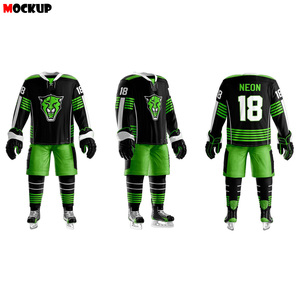 Uniforme de hockey sur glace unisexe sur mesure, maillot de hockey sur glace sublimé, vêtements de sport avec coudières pour l'entraînement et les matchs - Product Image 6