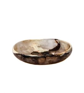 Salade de fruits servant bol rustique finition en pierre ustensiles de cuisine utilisation de la restauration bol en bois massif - Product Image 5