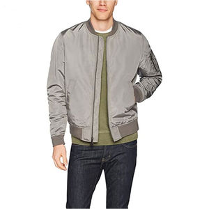 Chaqueta Bomber Ligera para Hombre, Chaqueta Urbana Moderna con Cierre de Cremallera de Poliéster Transpirable y Opciones de Logotipo Personalizado - Product Image 2