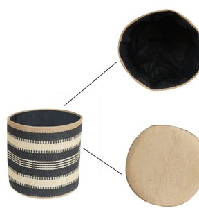 Cesta de maceta de yute de lujo hecha a mano de alta calidad para decoración del hogar nueva colección diferentes cestas de almacenamiento para cocina Baño - Product Image 1