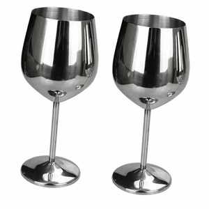 Best Selling Stainless Steel <b>Wine</b> <b>Glass</b> <b>Unbreakable</b> Stemmed Metal <b>Wine</b> <b>Glasses</b> Goblets Beer Vodka Drinks - Product Image 1