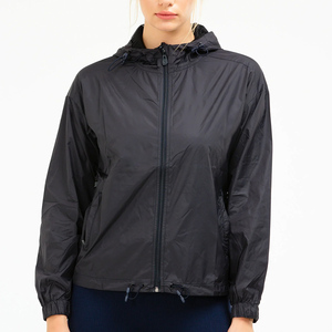 แจ็กเก็ตกันลมไนล่อนออกแบบได้ตามต้องการมีซิปรูดกันน้ำได้น้ำหนักเบาวิ่งกลางแจ้งเสื้อแจ็คเก็ตไนลอนมีฮู้ดสำหรับผู้ชาย - Product Image 1