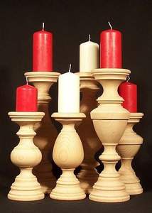 Pour bougeoir en bois bougeoir pour décoration de la maison meilleure vente bougeoir par Antique Creations - Product Image 4