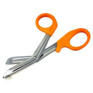 3 nuevas tijeras de utilidad de acero inoxidable de 5,5 pulgadas ecológicas, tijeras surtidas EMT/EMS para suministro de vendaje paramédico - Product Image 4