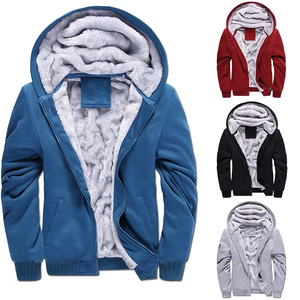 Sweats à capuche Sherpa pour hommes et femmes, en polaire doux et moelleux, chaud pour l'hiver, streetwear unisexe, style décontracté - Product Image 3