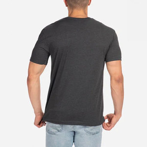Camiseta Tri-Blend, Camisetas de Cuello Redondo, Camisetas Básicas Lisas - Product Image 3