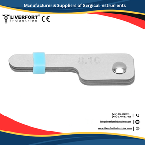 Juego de 9 Uds. De calibradores dentales de acero inoxidable de alta precisión, reglas de medición de espacio dental flexibles, agarre ergonómico Manual Oral - Product Image 4
